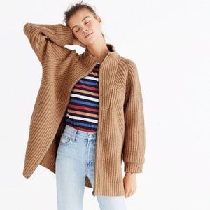 Madewell Ribbed Zip Cardigan